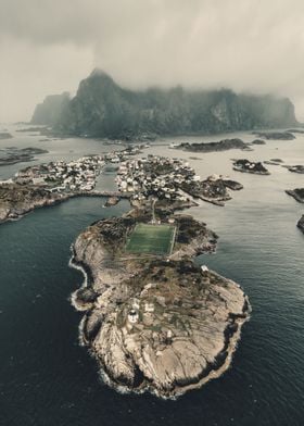 Football Pitch on Islands