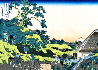 Sundai Edo by Hokusai