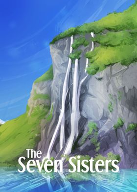 The Seven Sisters Waterfal