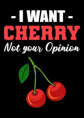 I Want Cherry Foodie Gift