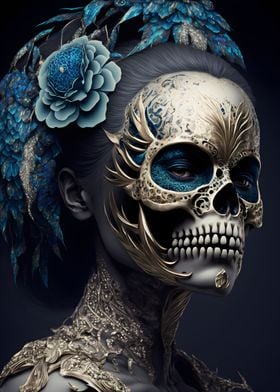 Woman dia de Muertos