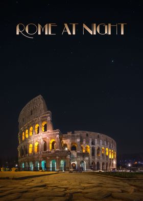 Colloseum at night