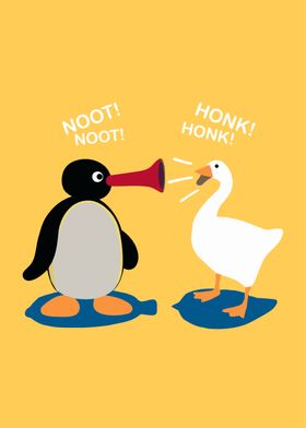 Honk Honk Honk Goose A5 Print funny meme goose print -  Portugal