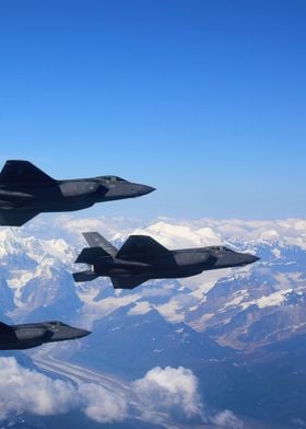 F35 over Alaska