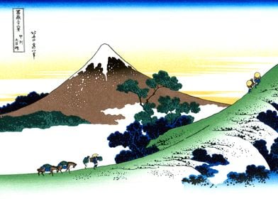 Inume Pass Koshu Hokusai