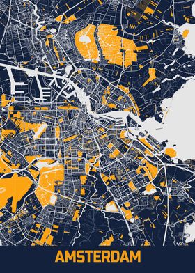 Amsterdam City Map