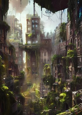 Overgrown City Complex