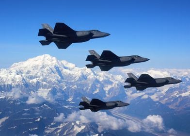 F35 over Alaska