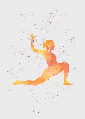 Women Yoga Painting