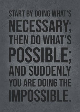 Do The Impossible