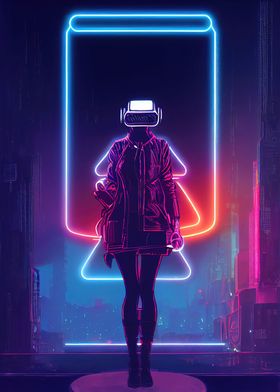 Neon catwalk