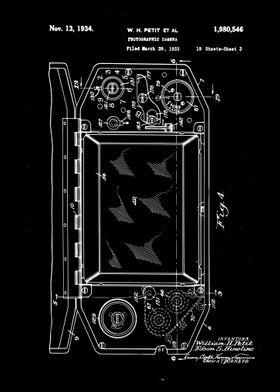 1934 Camera Blueprint 