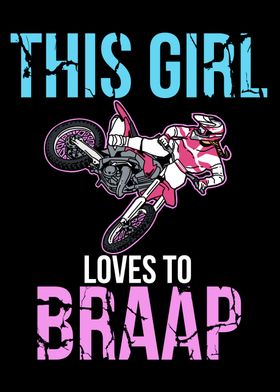 Motorcycle Girls Dirt Bike