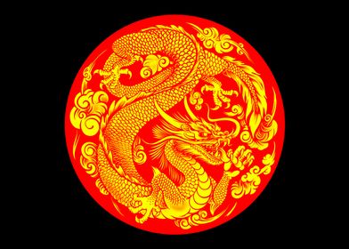 Fire Blood Chinese Dragon