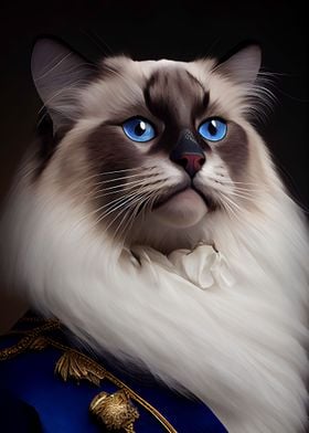 Birman Cat Breed Portrait