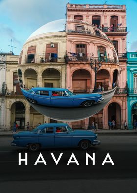 Havana Cuba Abstract