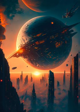 Alien Planet Skyline