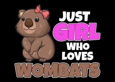 Wombat Girl Gift