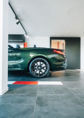 Sports Car in Showroom 