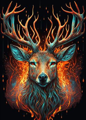 Deer Fire Water