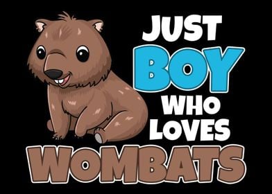 Wombat Boy Gift