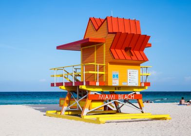 Lifeguard tower Miami