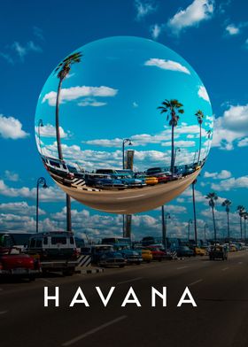 Havana Cuba Abstract