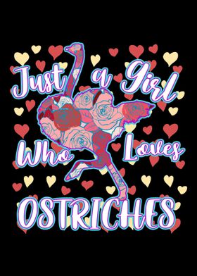 Ostriches Girl Funny