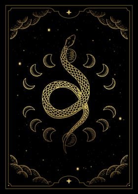 Tarot Snake Moon