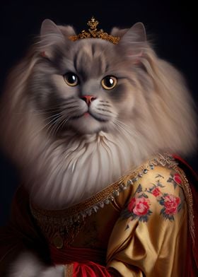 British Longhair Queen Cat