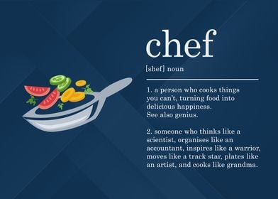 Funny Chef Definition Cook