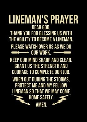 Electrial Lineman Prayer