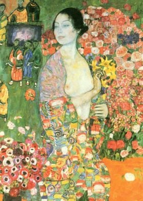 the dancer 1918 by Klimt