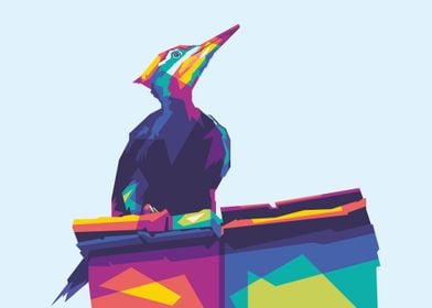 Crow Bird Popart