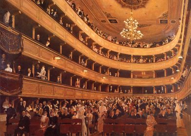 the old burgtheater 1889