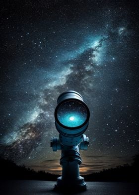 Telescope Night Sky