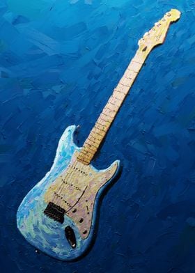 Aqua Blues Stratocaster