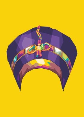 Egyptian hat Popart