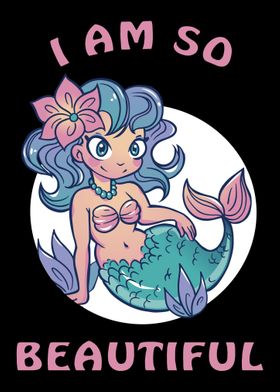 Beautiful mermaid mermaid