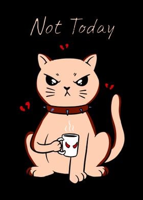 coffee angry cat funny cut