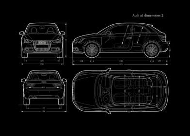 Audi a1 dimensions 2