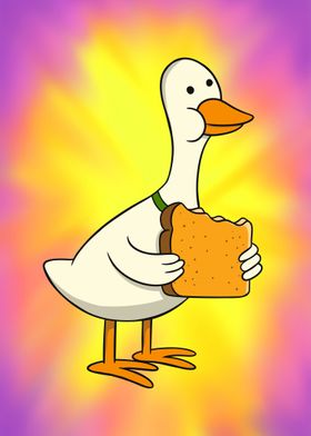 Duck Meme Eat Bread