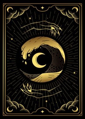 Tarot Moon Wave