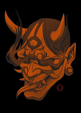 Japanese Hannya Mask