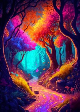 Psychedelic Art' Poster by WITS creative studio | Displate