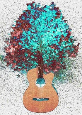 Aesthetic Guitar Tree