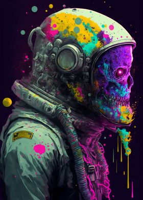 Trippy Zombie Astronaut