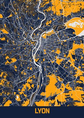 Lyon City Map