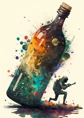 The bottle of the univers