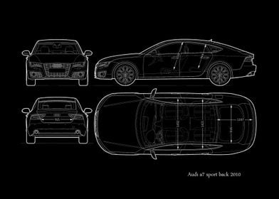 Audi a7 sport back 2010